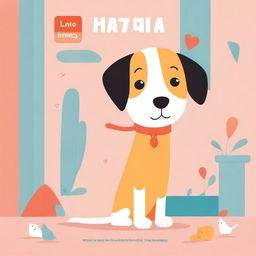 Portada infantil que muestra a un perrito enjaulado