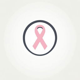 Design a professional and clean logo for a company called 'Medvision', incorporating a breast cancer awareness ribbon. The logo should include the tagline 'Life Beyond Hope', and represent trust, hope and medical expertise.