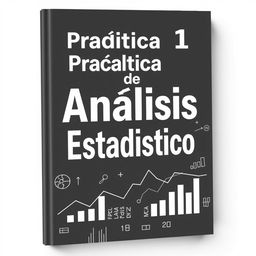 A book cover that says 'Práctica 1 de Análisis Estadístico'