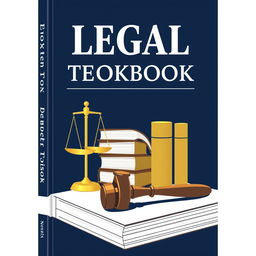 Create a book cover for a legal textbook