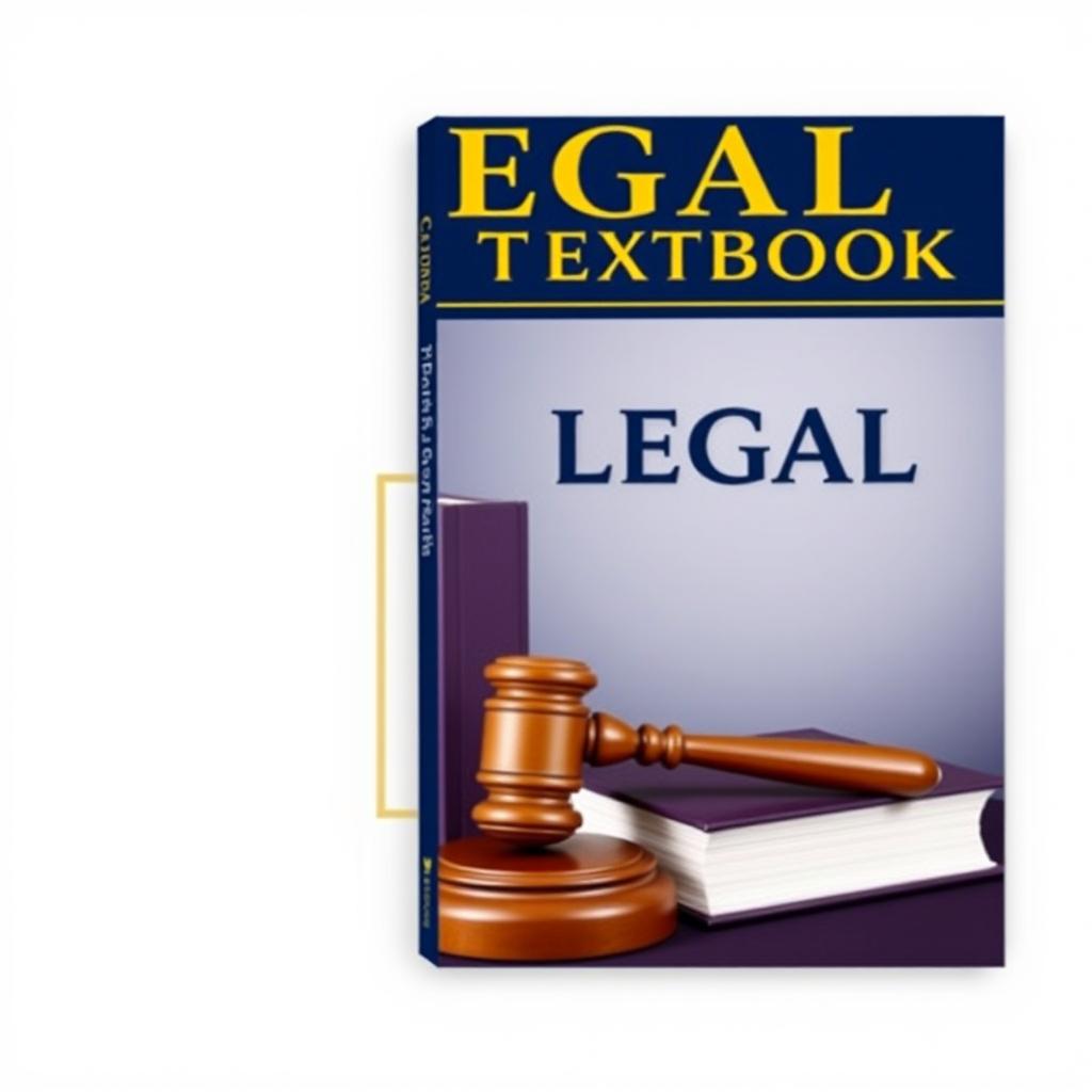 Create an ebook cover for a legal textbook