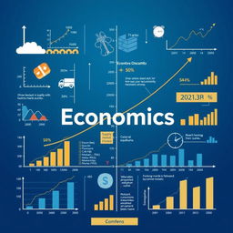 Create an image that illustrates the fundamental concepts of economics