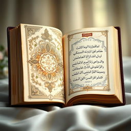 A beautifully illustrated prayer book with intricate designs on the cover