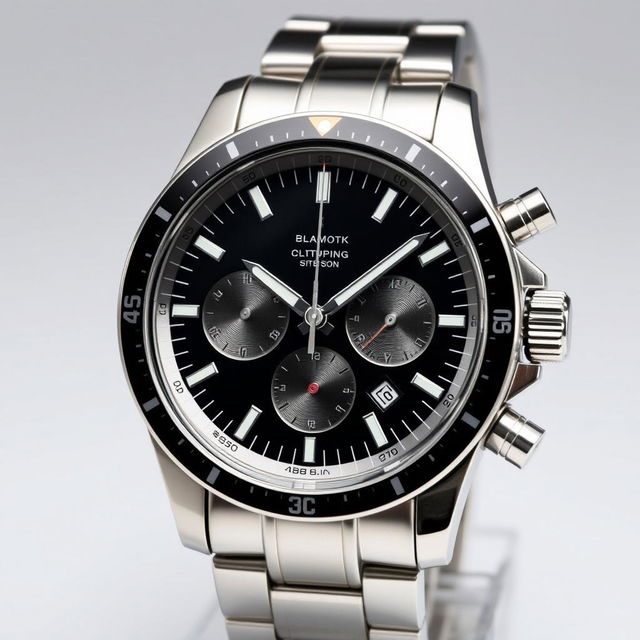 A stainless steel chronograph dive watch inspired by the 1970s