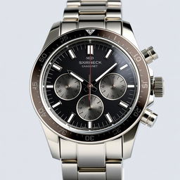 A stainless steel chronograph dive watch inspired by the 1970s