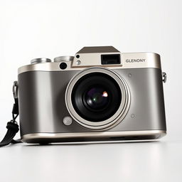 A sleek and stylish camera with a modern design, featuring elegant lines and a polished finish