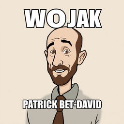 Create a Wojak meme featuring Patrick Bet-David