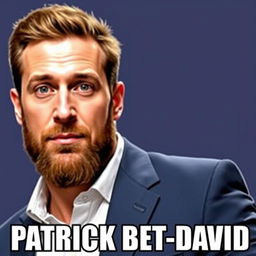 Create a meme featuring Patrick Bet-David in the style of the 'Chad' meme