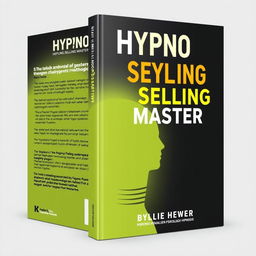 Create a book cover for a book titled 'Hypno Selling Mastery: Teknik Ampuh Menjual dengan Psikologi Hipnosis'