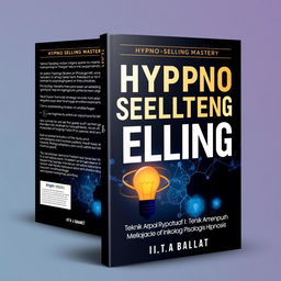 Create a book cover for a book titled 'Hypno Selling Mastery: Teknik Ampuh Menjual dengan Psikologi Hipnosis'