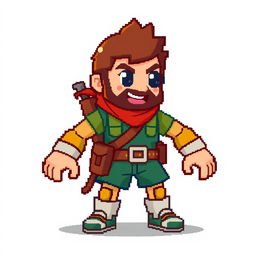 Create a character for a pixel art game