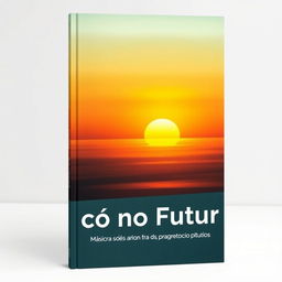 Create a book cover titled 'Foco no Futuro'