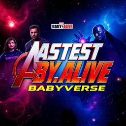 A movie poster for a film titled 'Fastest Baby Alive Babyverse'