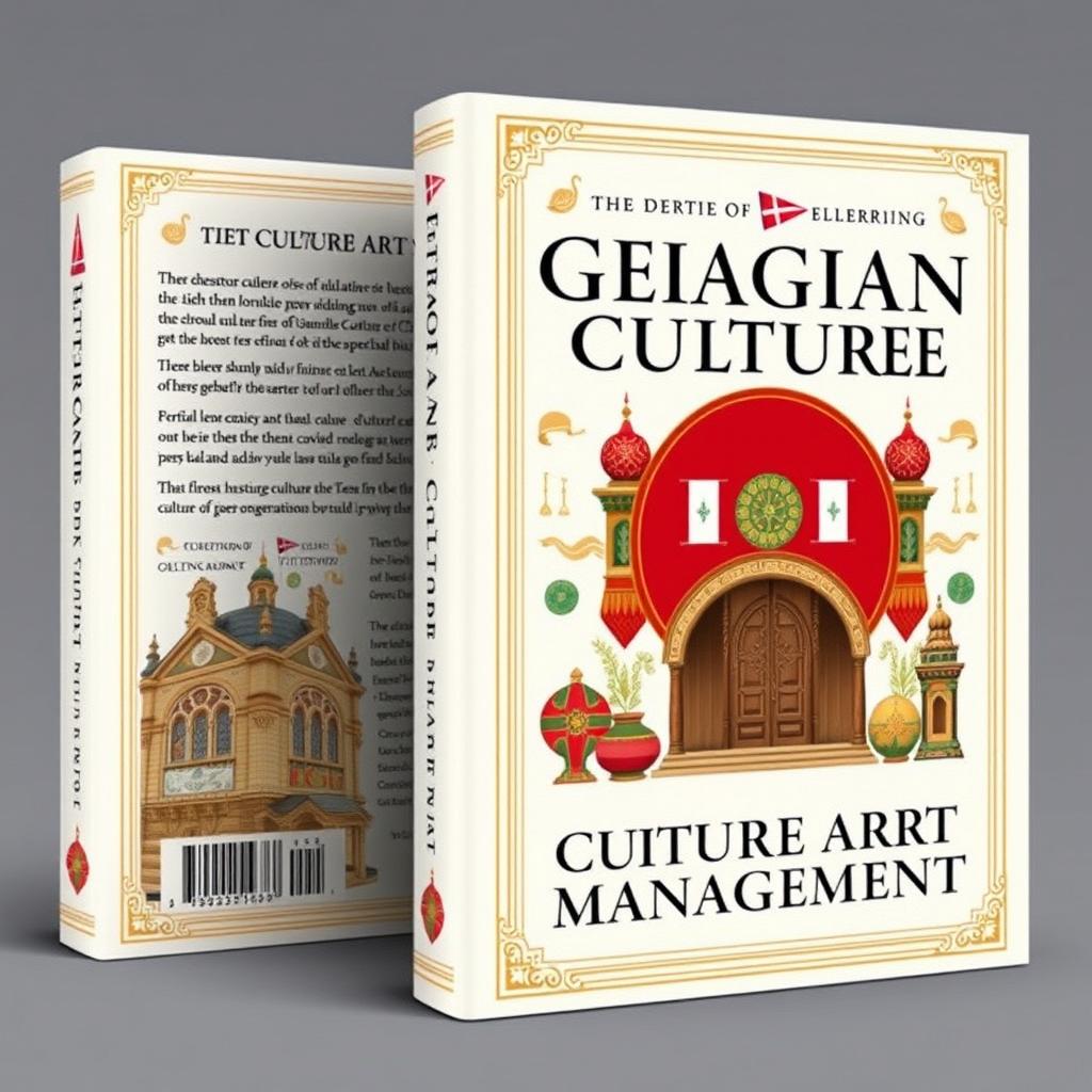 Create a book cover for 'Georgian Culture and Art Management'