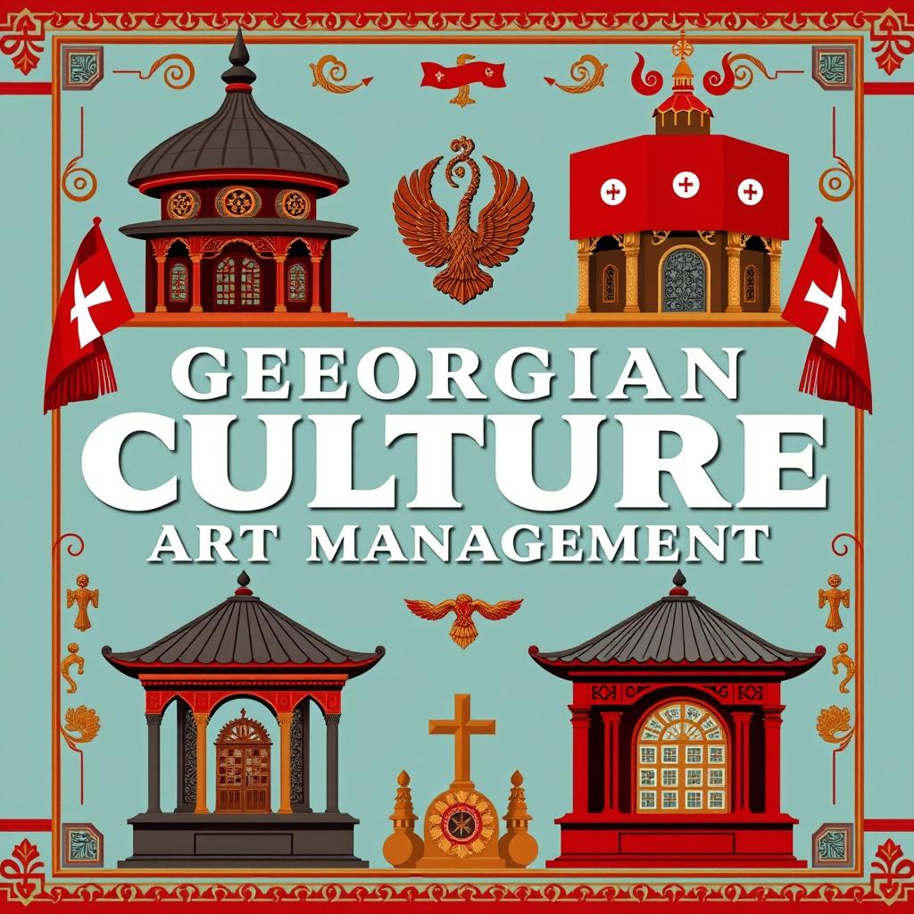 Create a book cover for 'Georgian Culture and Art Management'