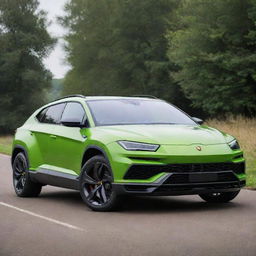 A quirky crossover of Lamborghini's aggressive design and raw power with the practical, family-friendly design of a Skoda.