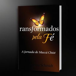 A book cover for an eBook titled 'Transformados pela Fé: A Jornada de Mudança em Cristo'