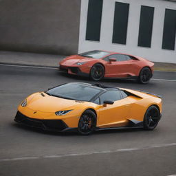 A unique combination between the aggressive, sporty design of Lamborghini and the classic, practical styling of Volkswagen.