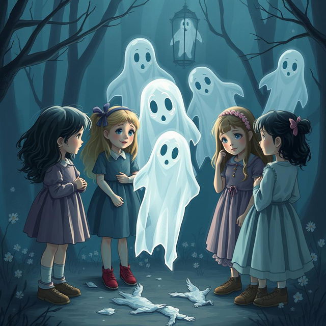 A group of young girls who have the unique ability to see the ghosts of boys