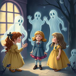 A group of young girls who have the unique ability to see the ghosts of boys