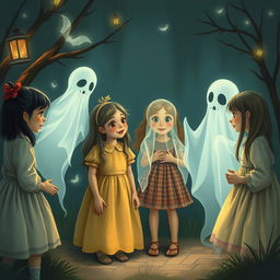 A group of young girls who have the unique ability to see the ghosts of boys