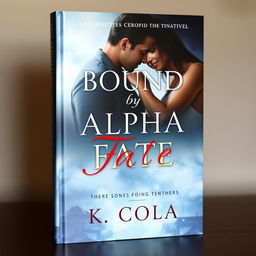 A book cover for the title 'Bound by Alpha Fate' by K