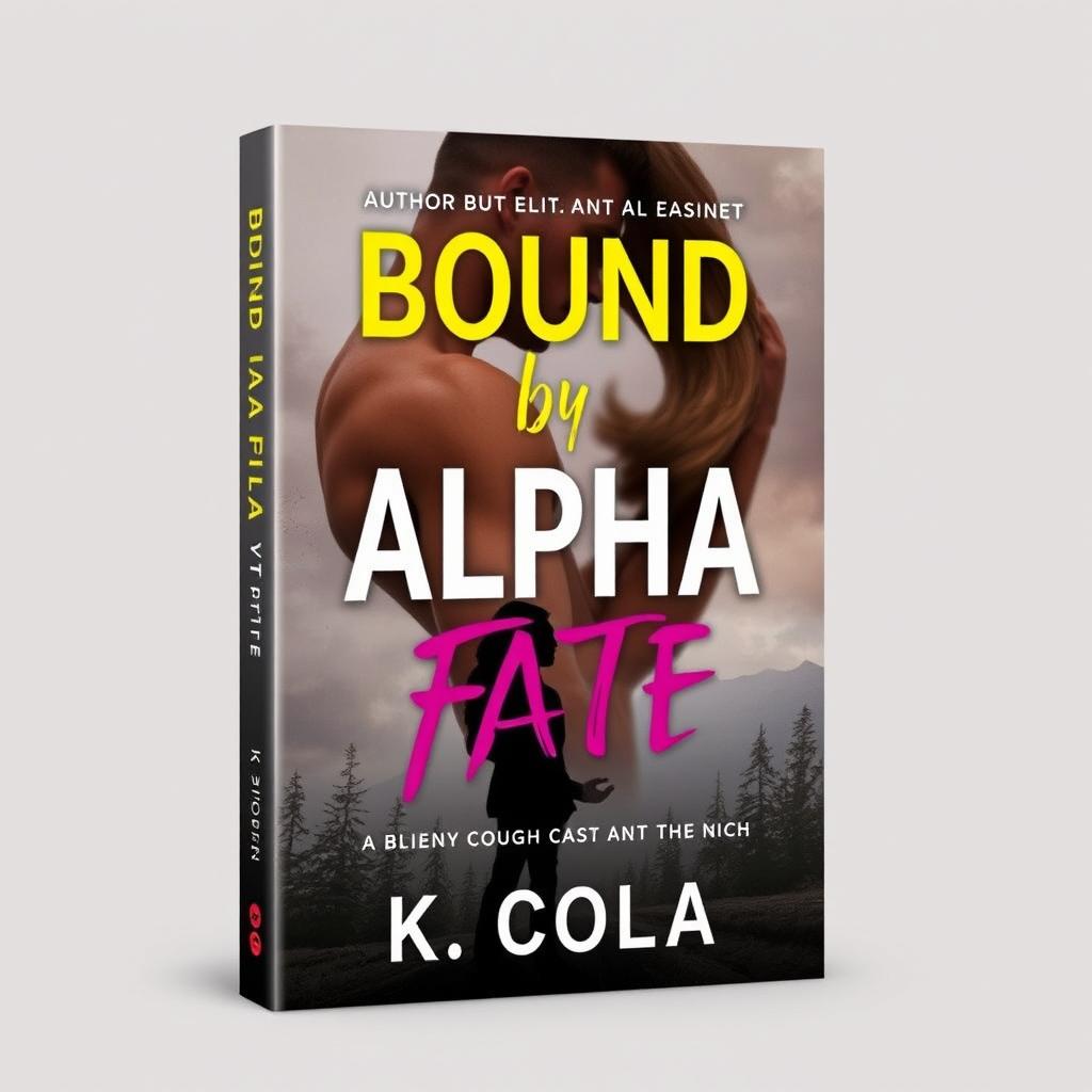 A book cover featuring the title 'Bound by Alpha Fate' and the author's name 'K