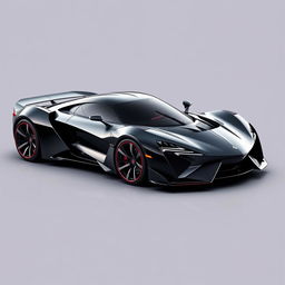 A powerful and aggressive aerodynamic sports car, showcasing sleek lines and a futuristic design