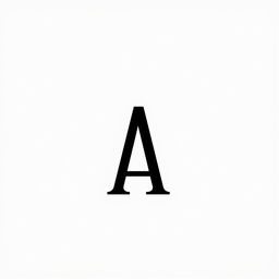 A simple and minimalistic letter 'DA' in a modern font, centered on a plain white background