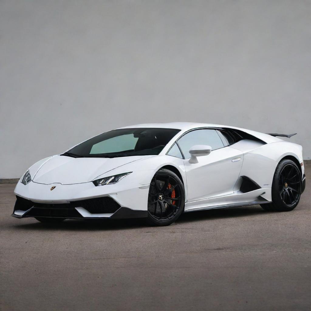 A captivating fusion of Lamborghini's aggressive styling and raw power with Motorola's reliable, practical design elements.