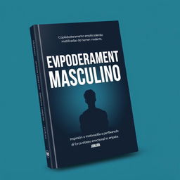 Crie uma capa para e-book com o tema 'Empoderamento Masculino' com ênfase na sensibilidade do homem moderno