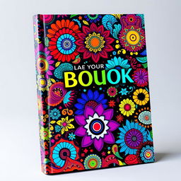 A vibrant and colorful book cover featuring intricate and eye-catching designs