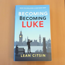 Create a cover for a novel titled 'Becoming Luke'