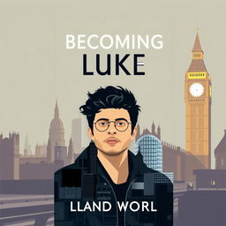 Create a cover for a novel titled 'Becoming Luke'