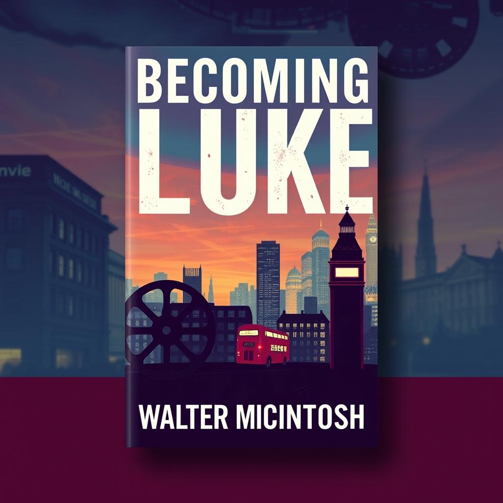 Create a cover for a novel titled 'Becoming Luke' written by Walter McIntosh