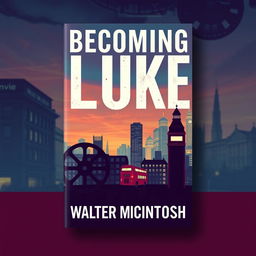 Create a cover for a novel titled 'Becoming Luke' written by Walter McIntosh