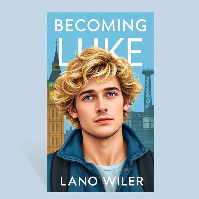 Create a cover for a novel titled 'Becoming Luke