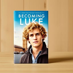 Create a cover for a novel titled 'Becoming Luke