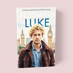 Create a cover for a novel titled 'Becoming Luke