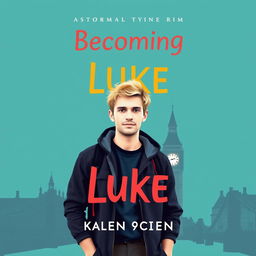 Create a cover for a novel titled 'Becoming Luke'