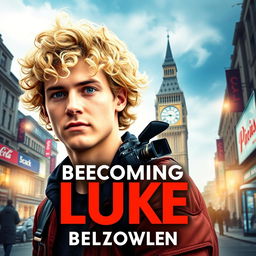 Create a cover for a novel titled 'Becoming Luke'