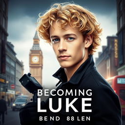 Create a cover for a novel titled 'Becoming Luke'