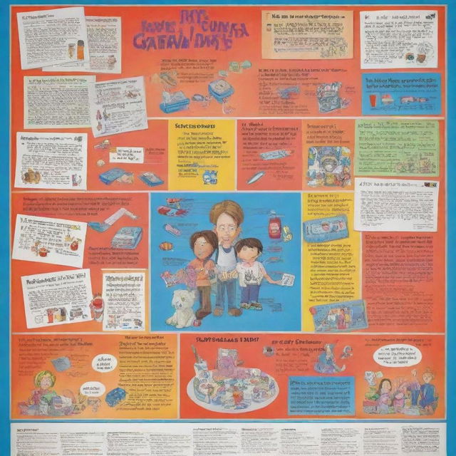 A bright, engaging poster aimed at 5th graders, emphasizing the hazards of gateway drugs. It should include child-friendly, educational content like cartoons and easy-to-understand slogans conveying the message of staying away from drugs.