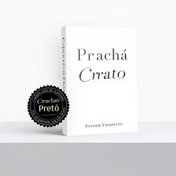 A book cover featuring the title 'Crachá Preto' and the author name 'Esther Frassetto'