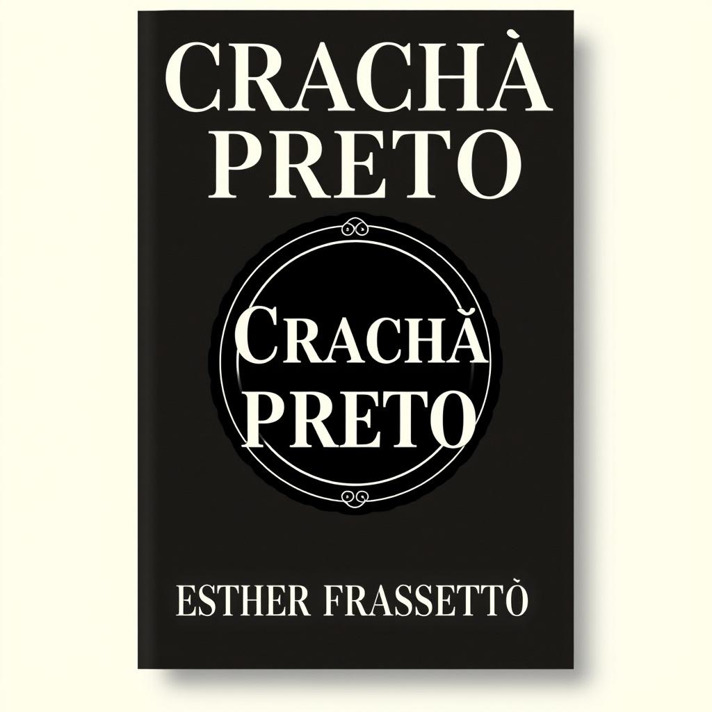 A book cover with the title 'Crachá Preto' and the author's name 'Esther Frassetto'