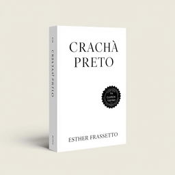 A book cover with the title 'Crachá Preto' and the author's name 'Esther Frassetto'