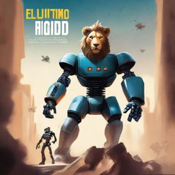 Create a book cover for a story titled 'El Último Rugido' by L