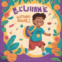 A vibrant and engaging children's book cover for a book titled 'El Último Rugido' by L