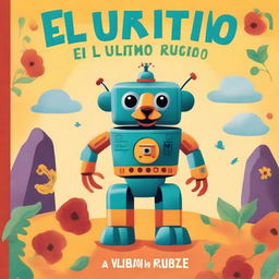 A vibrant and engaging children's book cover for a book titled 'El Último Rugido' by L