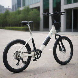 An electric bike commonly known as e-bike named 'Siquiride' showcasing forward-thinking design and modern technology.